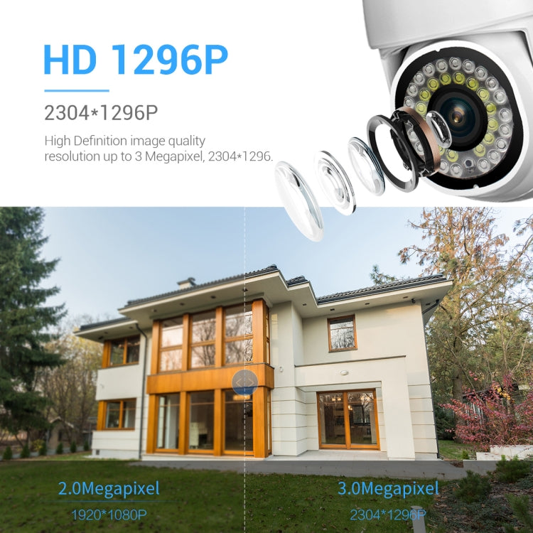 ESCAM PVR007 3MP Smart HD WiFi Camera Support Full Color Night Vision / Motion Detection / Sound Alarm / TF Card, PVR007 ESCAM PVR007 3MP Smart HD WiFi Camera Support Full Color Night Vision / Motion Detection / Sound Alarm / TF Card, PVR007